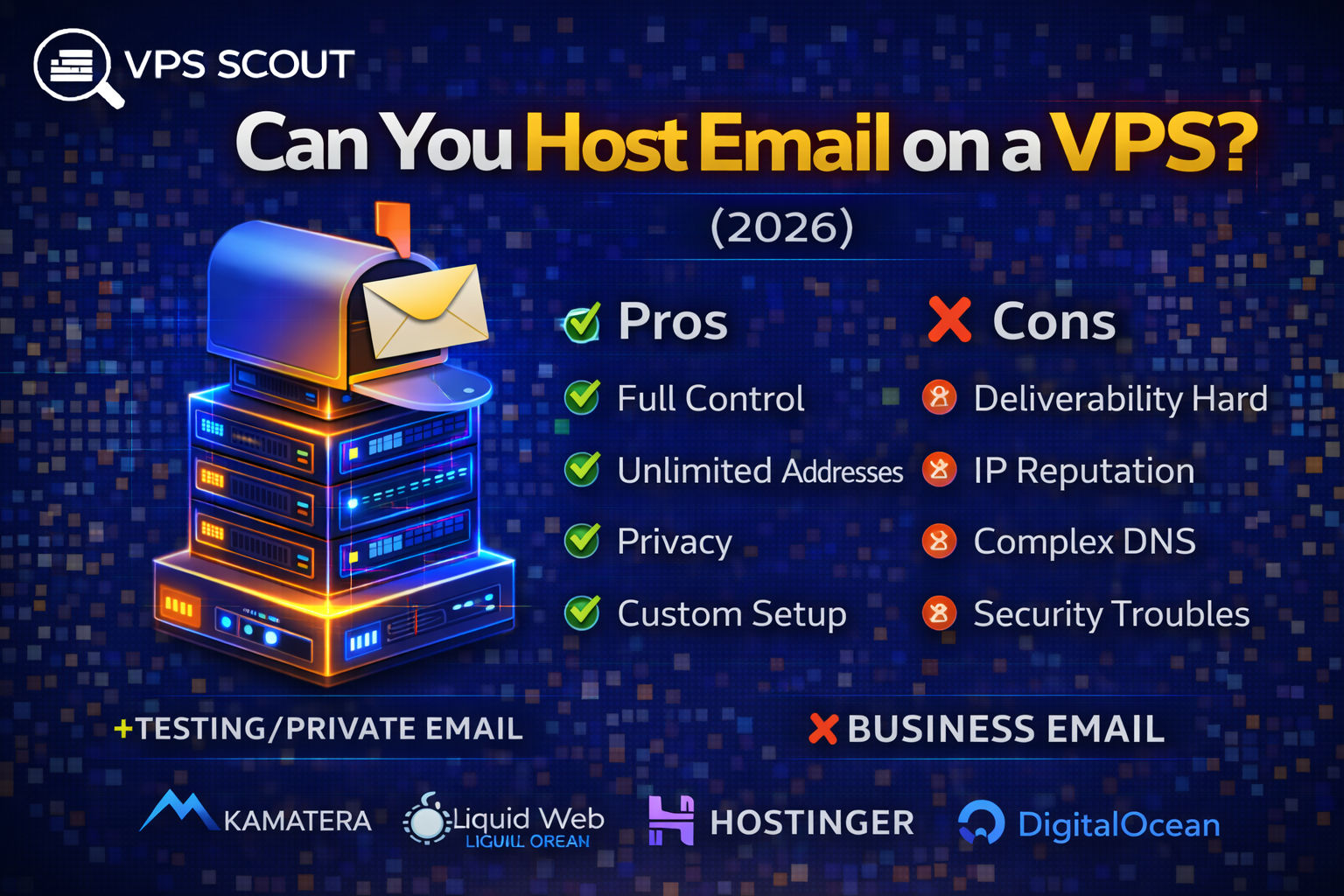 Can You Host Email on a VPS? Pros/Cons