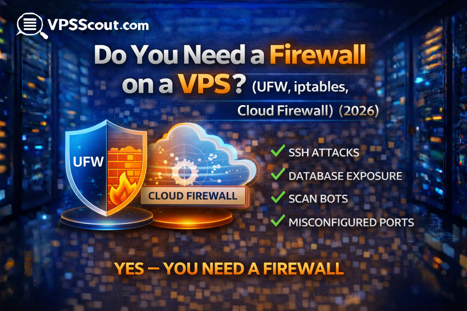 Do You Need a Firewall on a VPS? (UFW, iptables, Cloud Firewall)