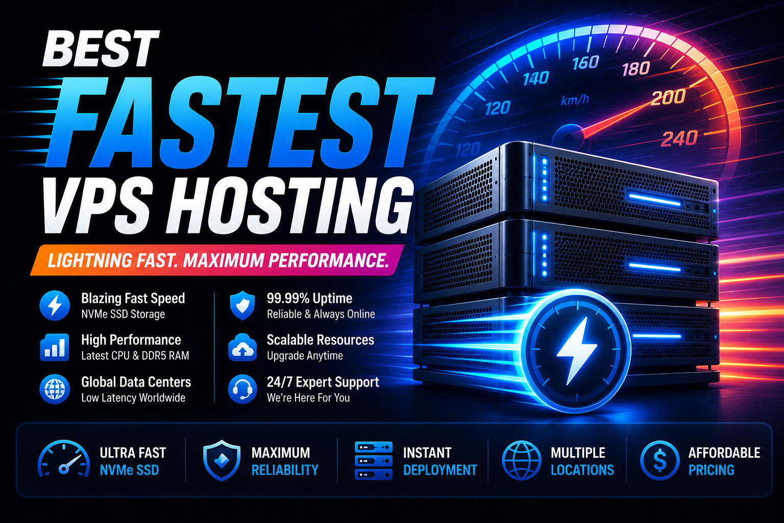 Fastest VPS Hosting Providers (Speed Tests + Results)