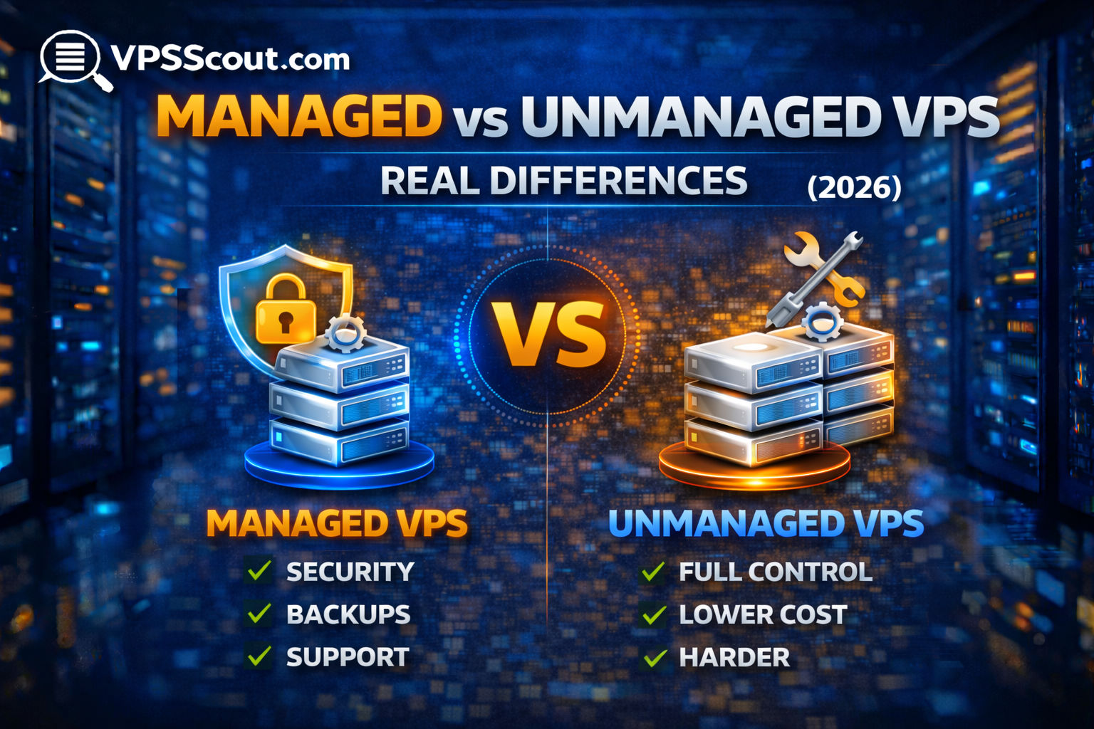 Managed vs Unmanaged VPS: Real Differences
