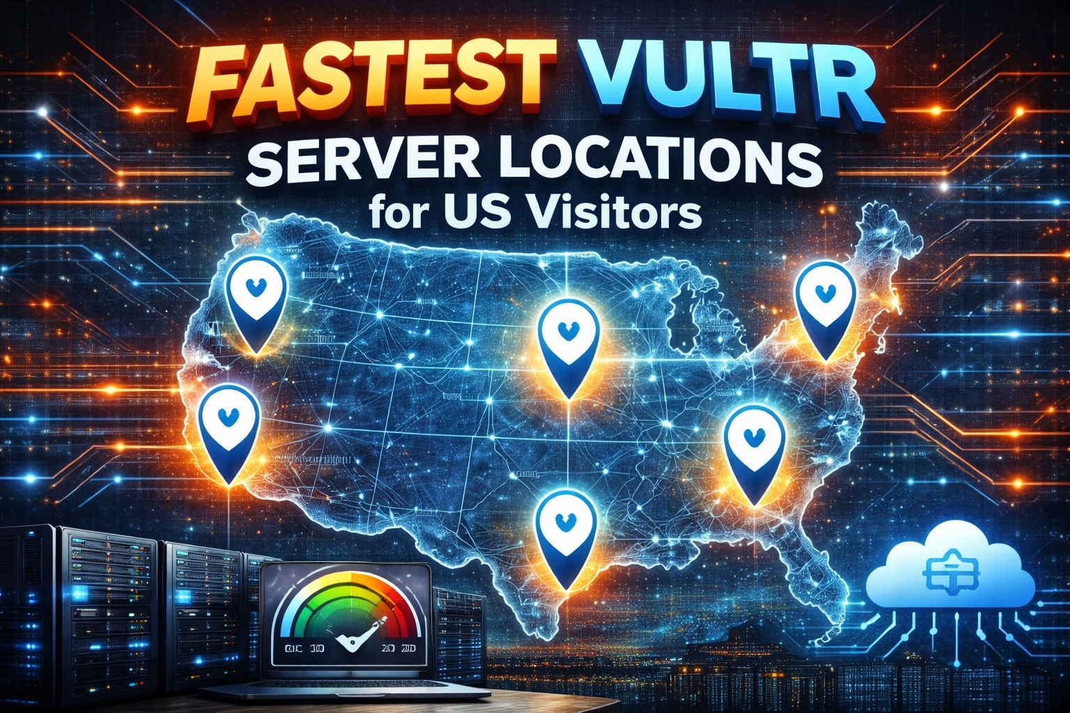 Fastest Vultr Server Locations for US Visitors